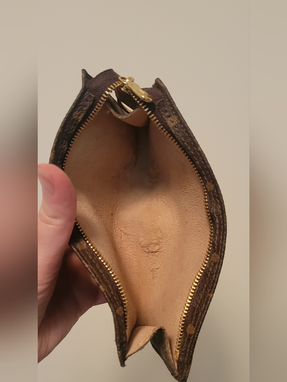 Louis Vuitton Monogram Mini Shoulder Bag in Brown and Gold - Picture 14 of 15